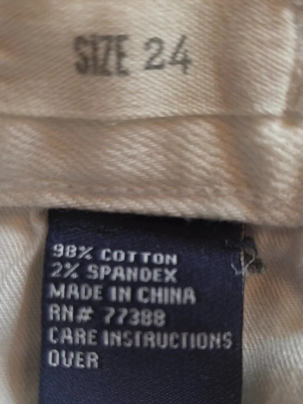 Madewell Skinny Ankle White Jeans, Size 24